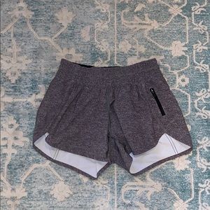 Heather grey lululemon shorts